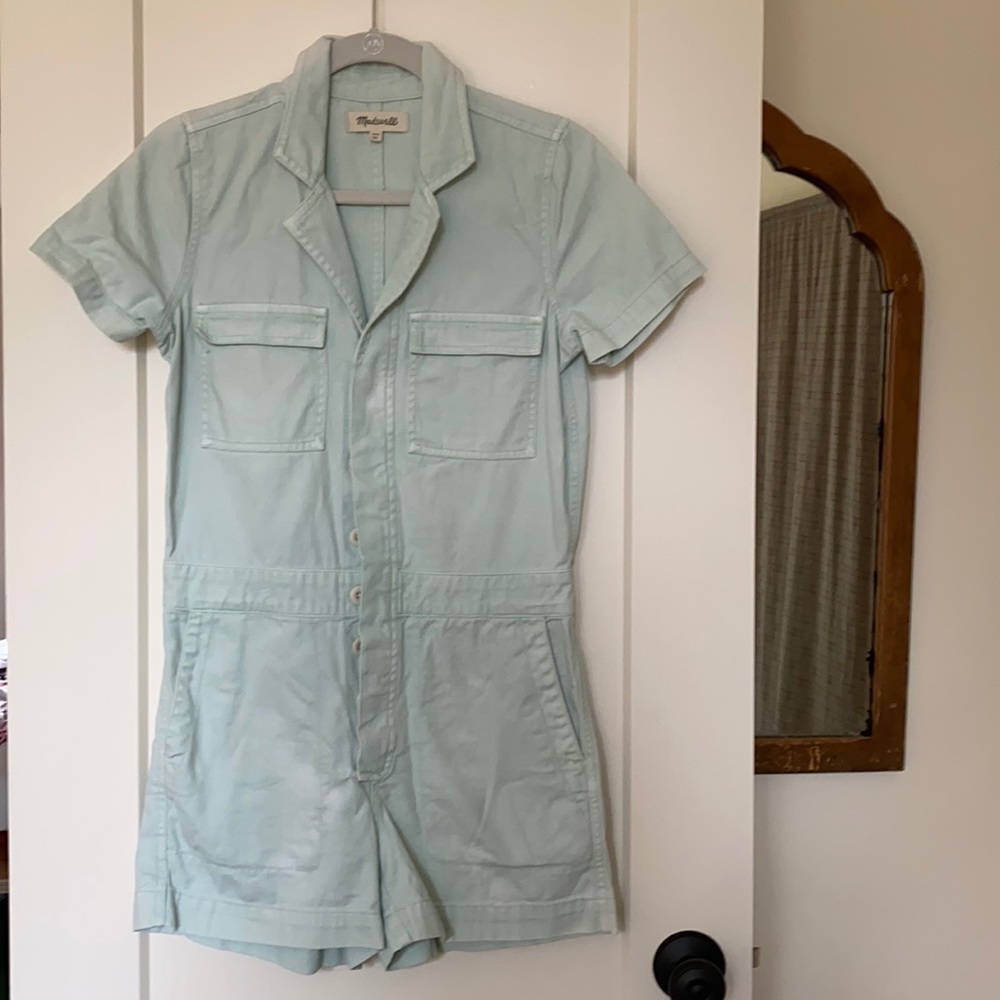 Madewell XXS seafoam jumpsuit
